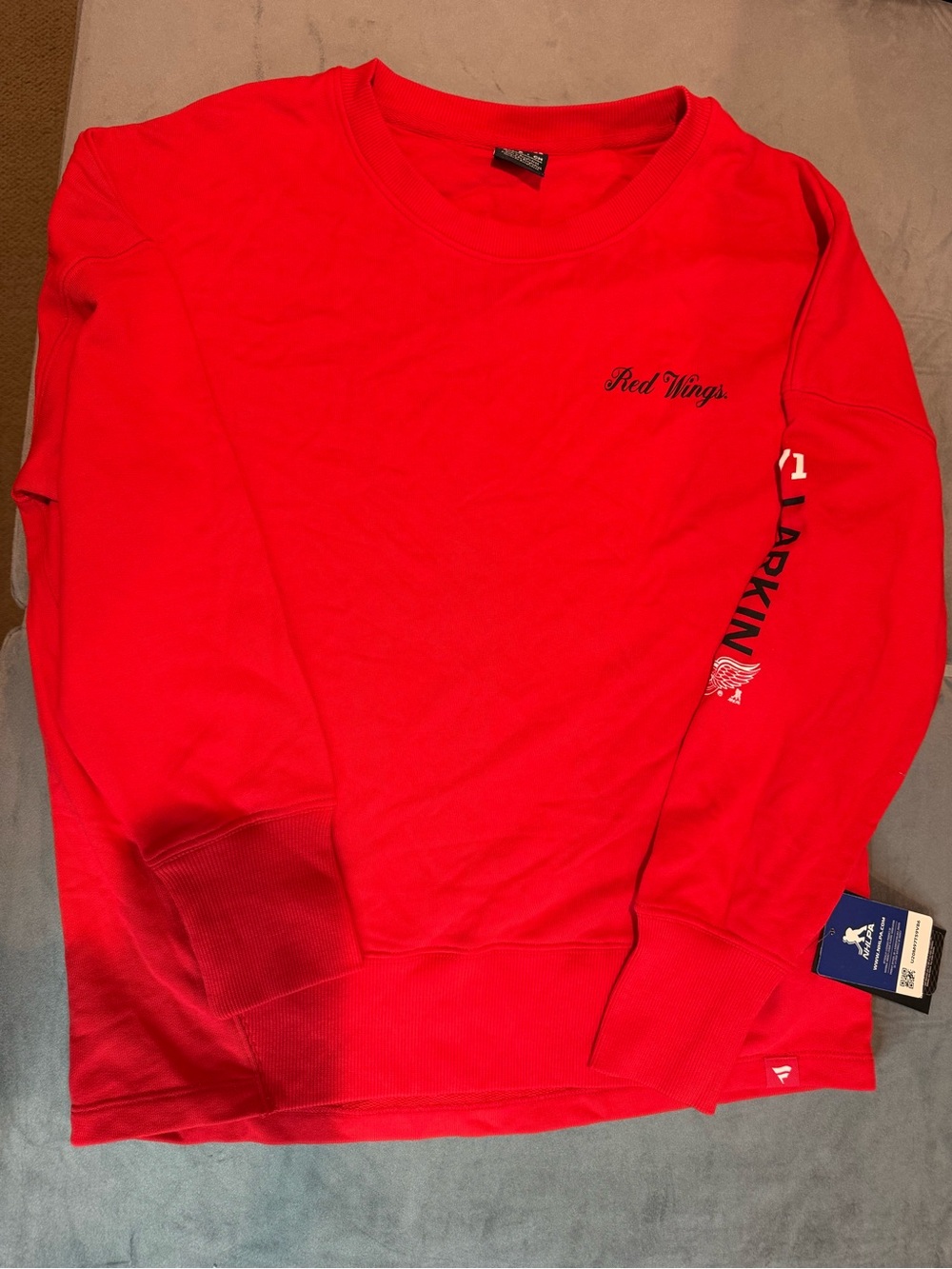 Fanatics Red Detroit Red Wings Crewneck Sweatshirt